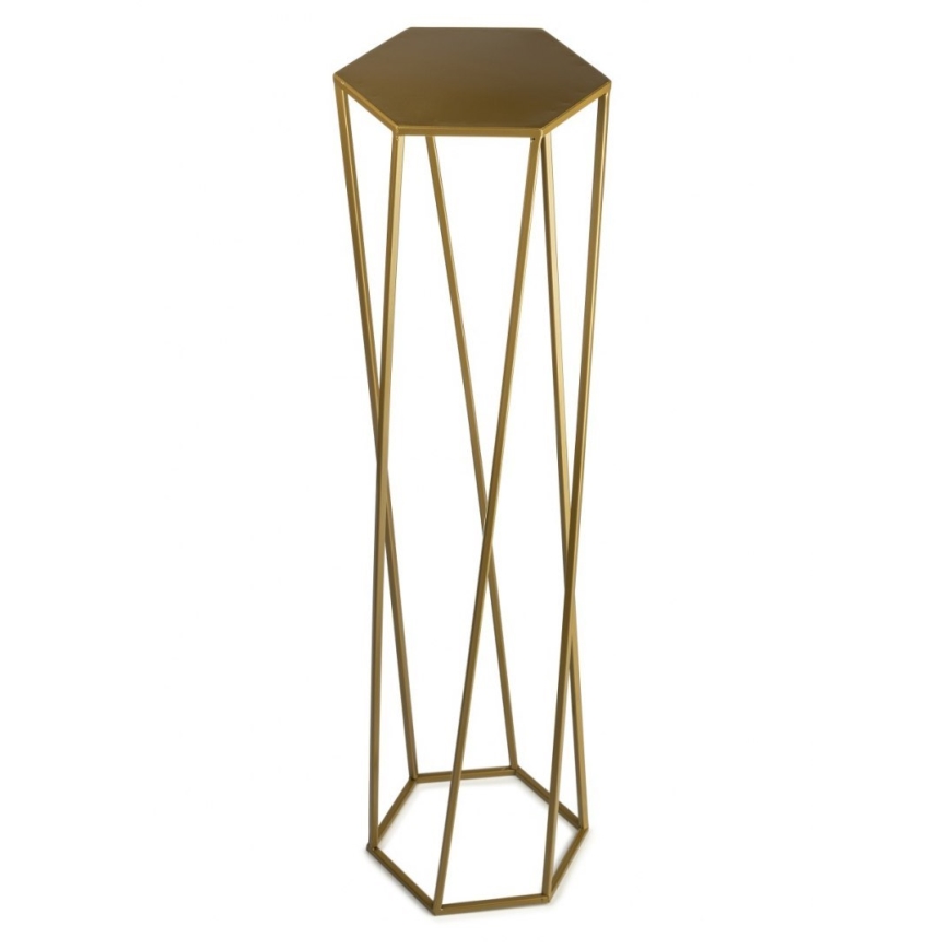 Soporte para flores 100x24 cm dorado