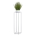 Soporte para flores 100x24 cm gris