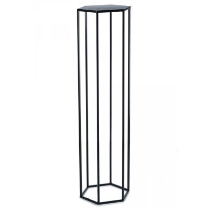 Soporte para flores 100x24 cm negro