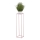 Soporte para flores 100x24 cm rosa