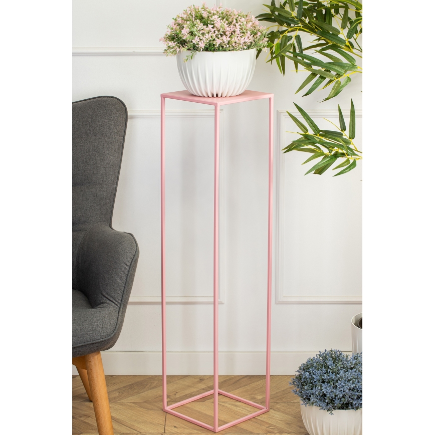 Soporte para flores 100x24 cm rosa