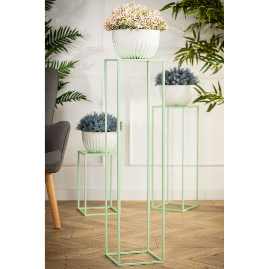 Soporte para flores 100x24 cm verde claro