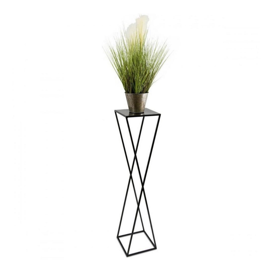 Soporte para flores 100x24 negro