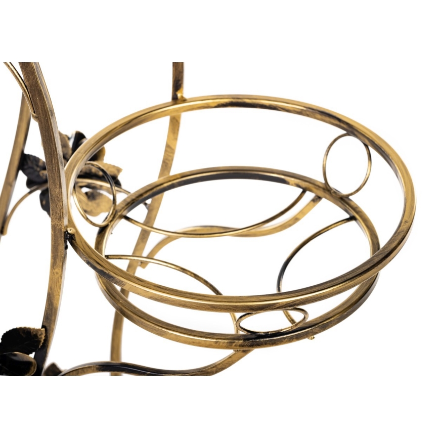 Soporte para flores 100x70 cm dorado