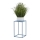 Soporte para flores 40x24 cm azul