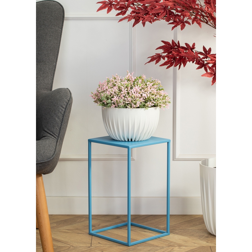 Soporte para flores 40x24 cm azul
