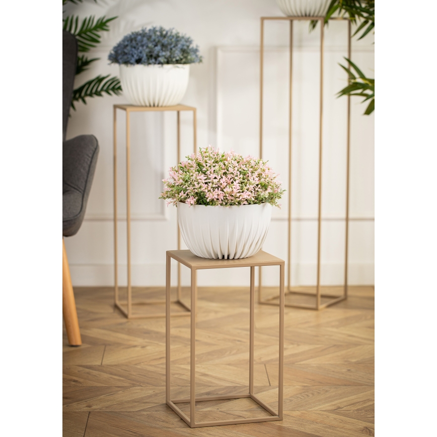 Soporte para flores 40x24 cm beige