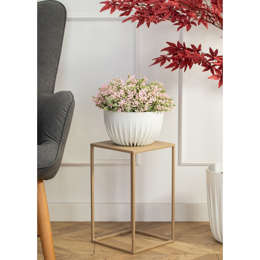 Soporte para flores 40x24 cm beige
