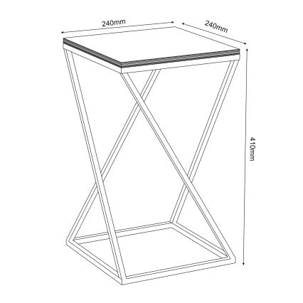 Soporte para flores 40x24 cm blanco