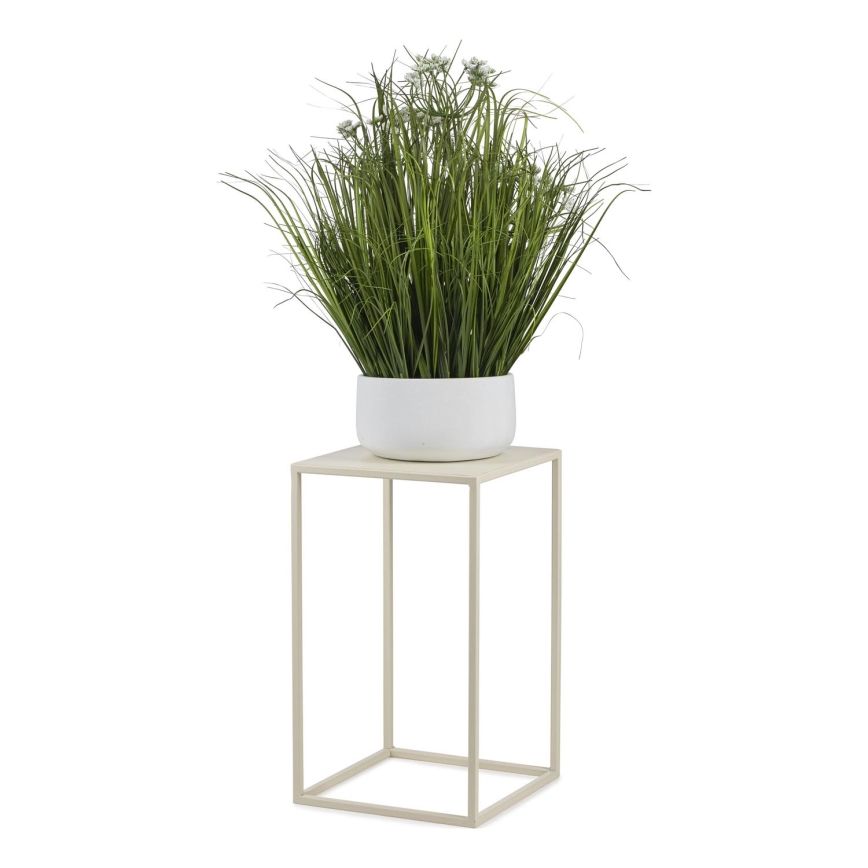 Soporte para flores 40x24 cm color crema