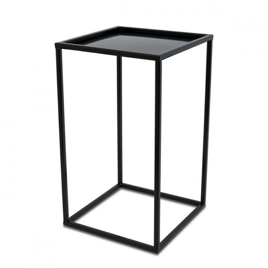 Soporte para flores 40x24 cm negro