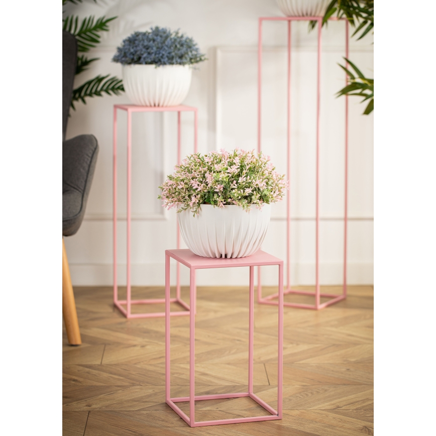 Soporte para flores 40x24 cm rosa