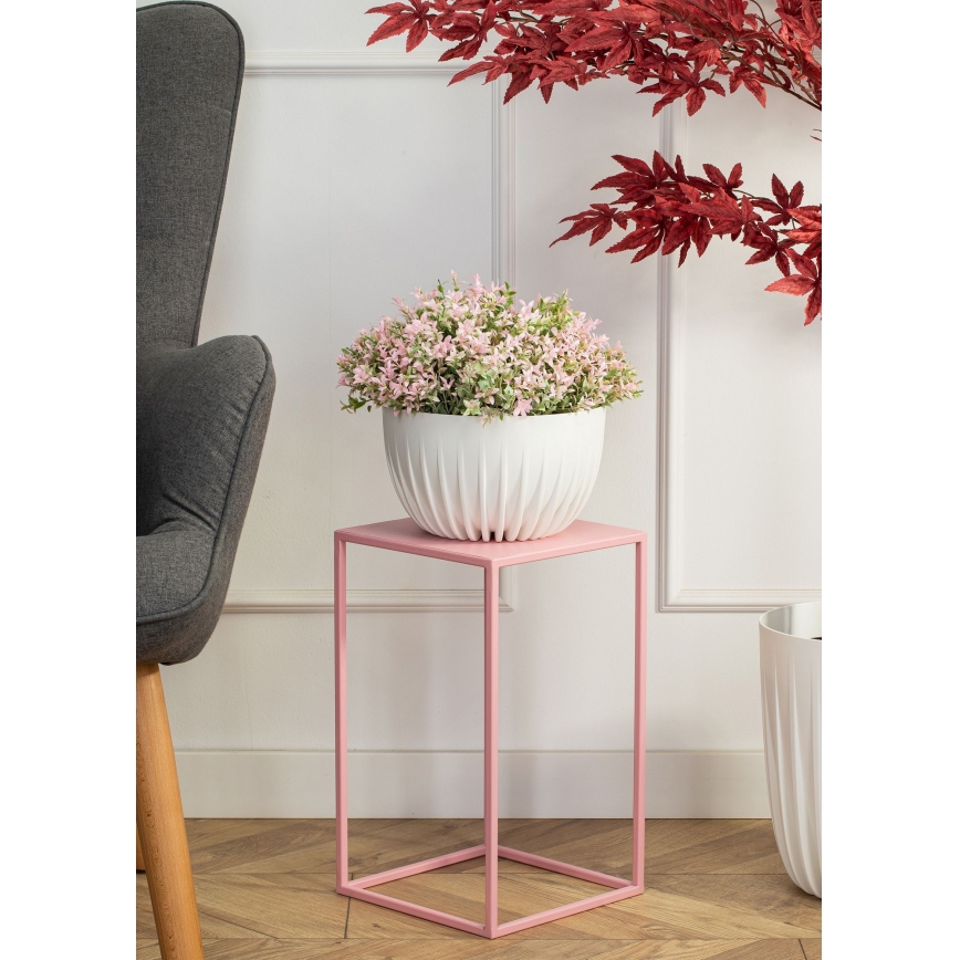 Soporte para flores 40x24 cm rosa