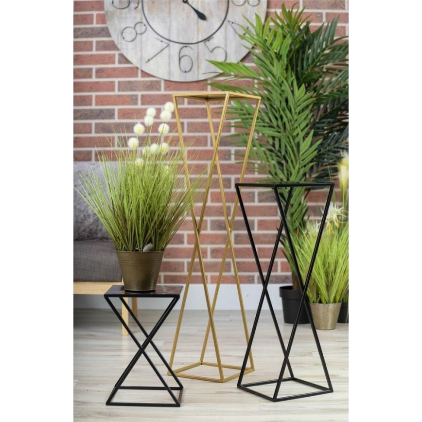 Soporte para flores 40x24 negro