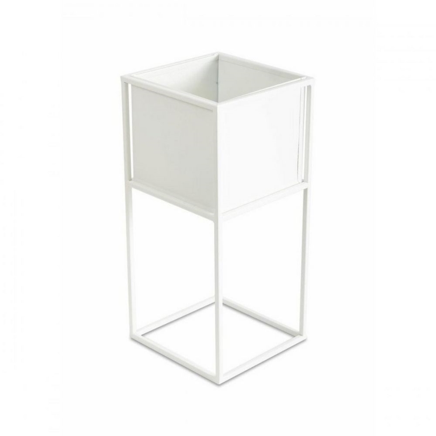 Soporte para flores 50x24 cm blanco