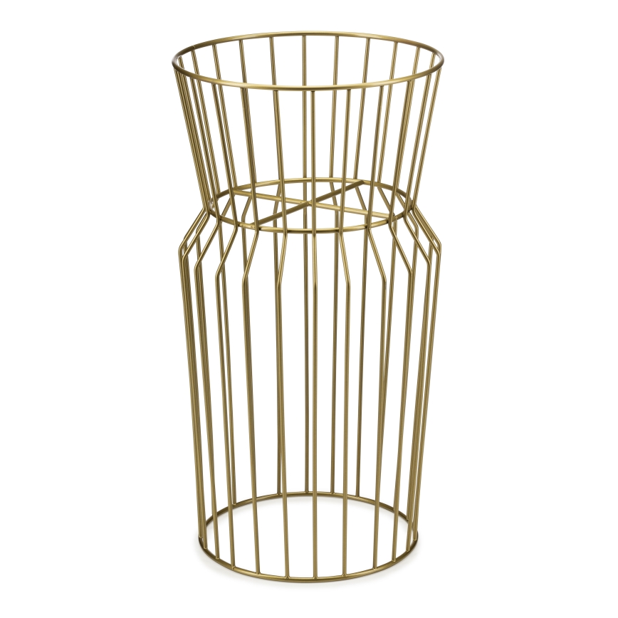 Soporte para flores 50x26 cm dorado
