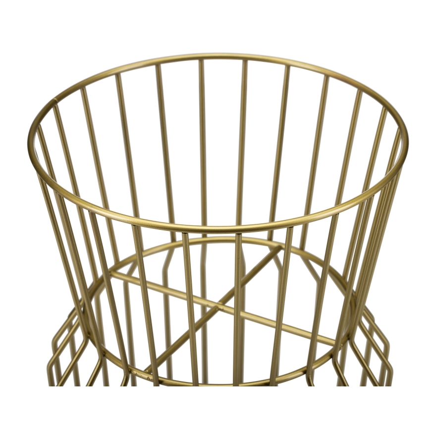 Soporte para flores 50x26 cm dorado
