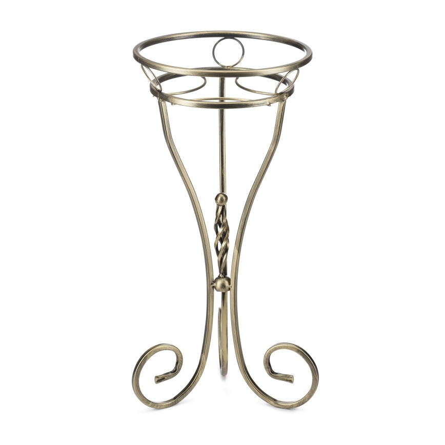 Soporte para flores 60x28 cm dorado