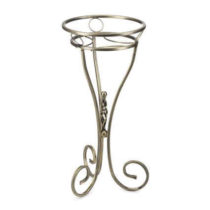 Soporte para flores 60x28 cm dorado