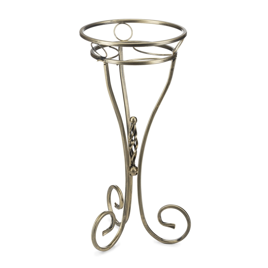 Soporte para flores 60x28 cm dorado