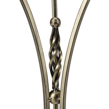 Soporte para flores 60x28 cm dorado