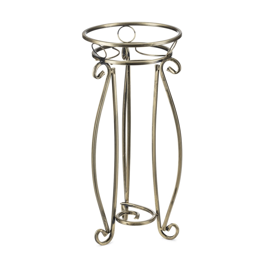 Soporte para flores 62x28 cm dorado