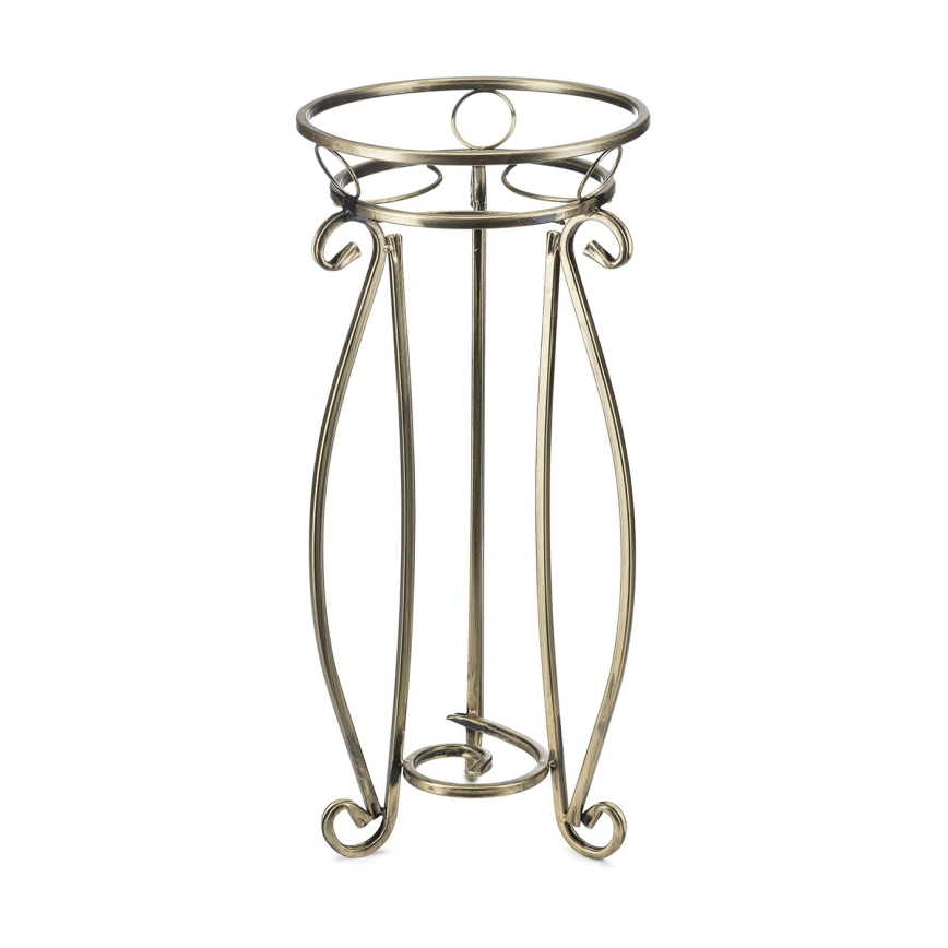 Soporte para flores 62x28 cm dorado