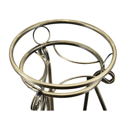 Soporte para flores 62x28 cm dorado