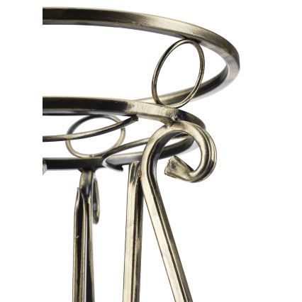 Soporte para flores 62x28 cm dorado