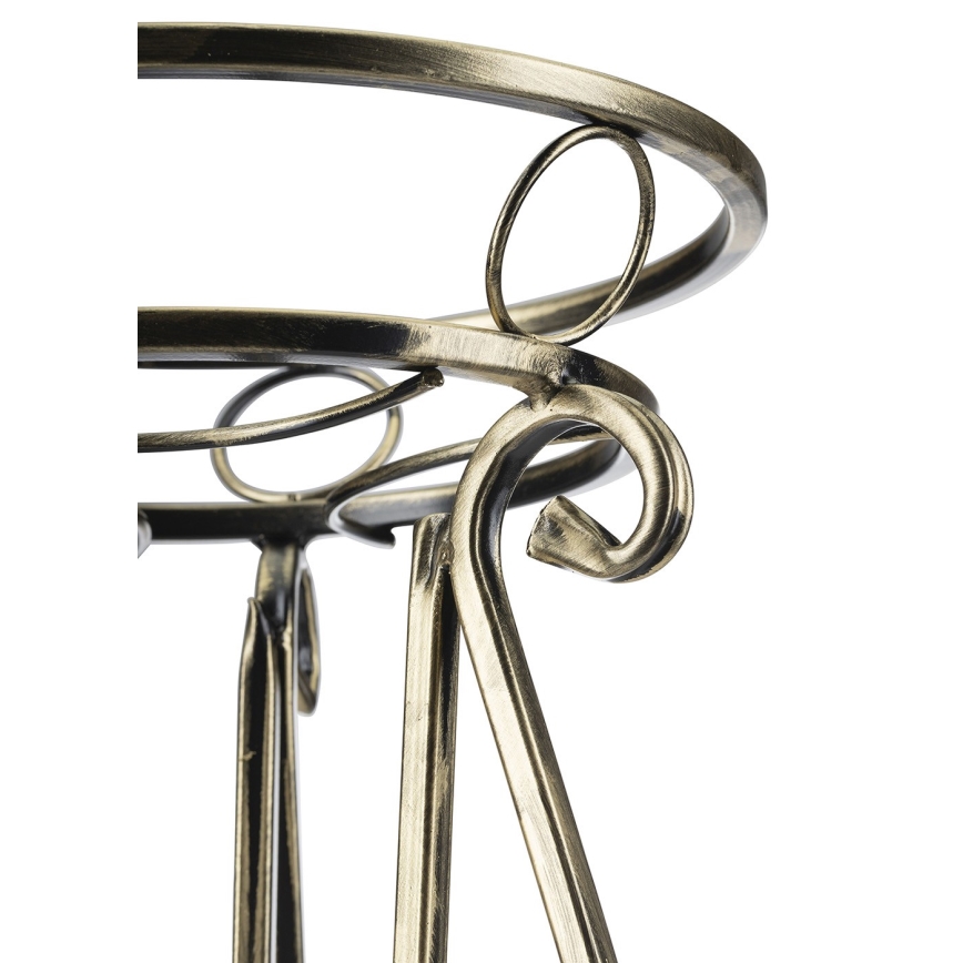 Soporte para flores 62x28 cm dorado
