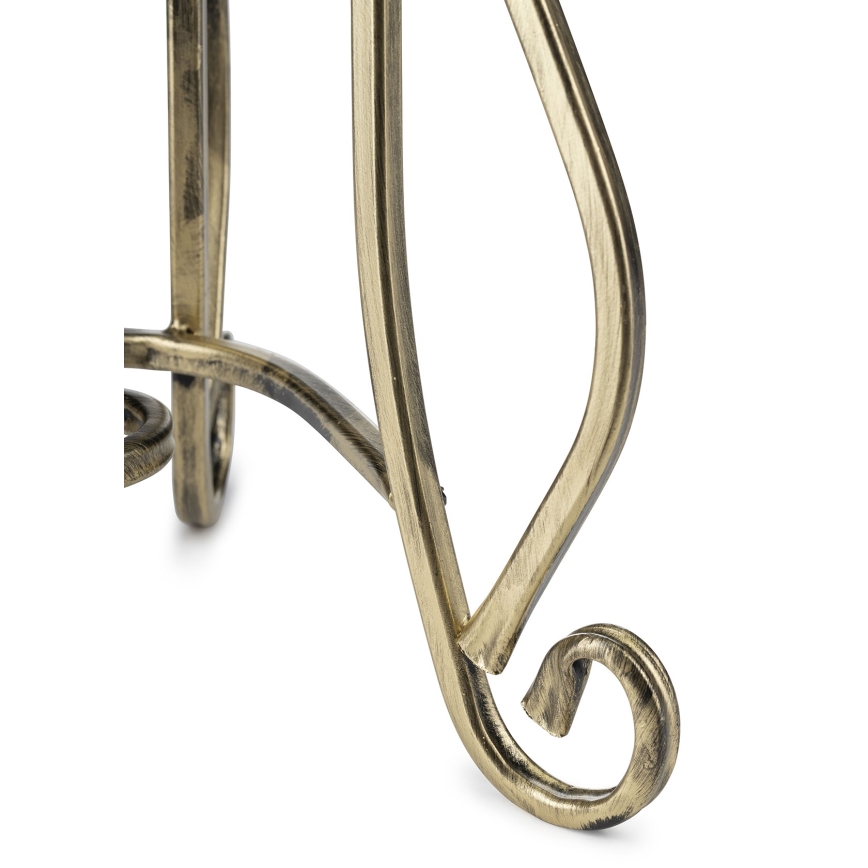 Soporte para flores 62x28 cm dorado