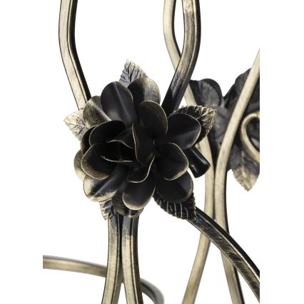 Soporte para flores 64x54 cm dorado