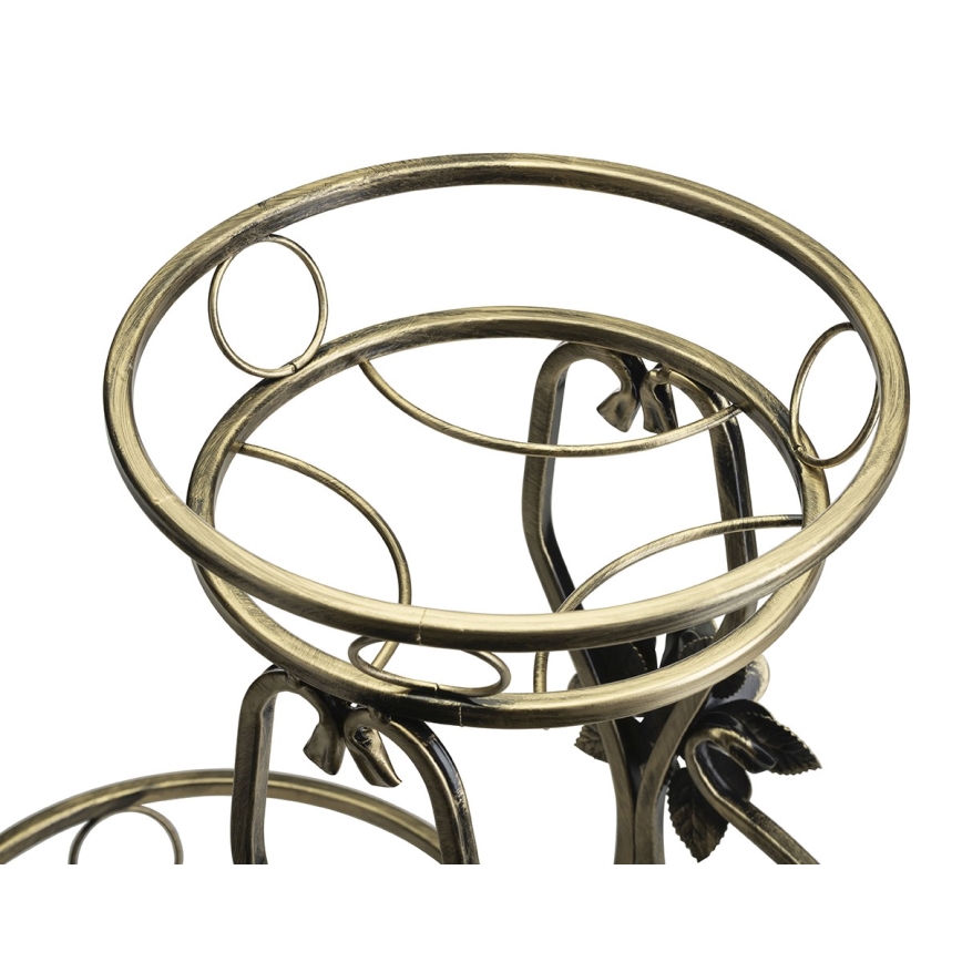 Soporte para flores 64x54 cm dorado