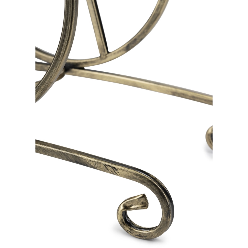 Soporte para flores 64x54 cm dorado