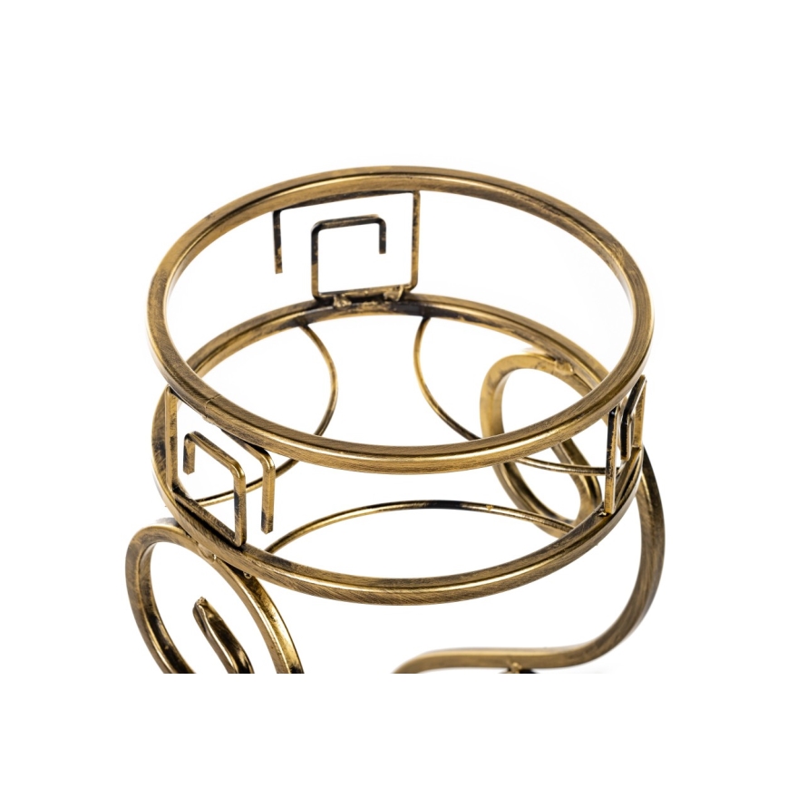 Soporte para flores 64x60 cm dorado