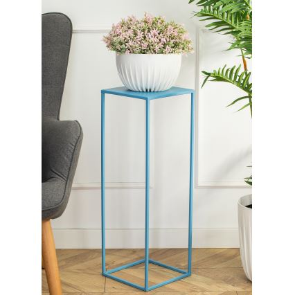 Soporte para flores 70x24 cm azul