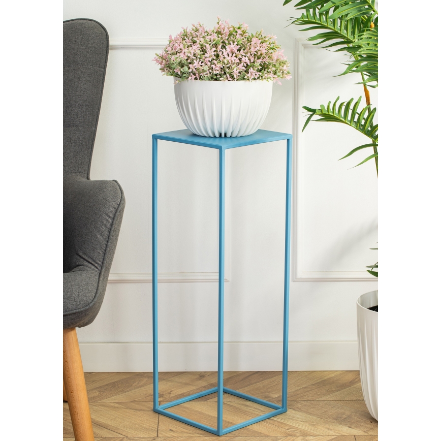 Soporte para flores 70x24 cm azul