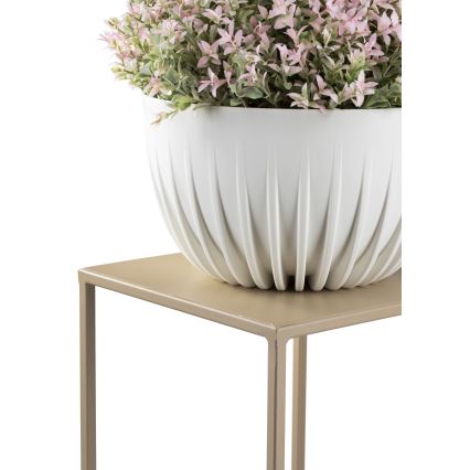 Soporte para flores 70x24 cm beige