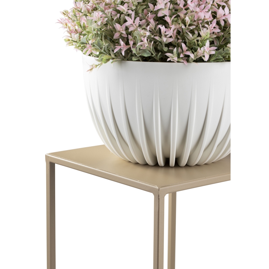 Soporte para flores 70x24 cm beige