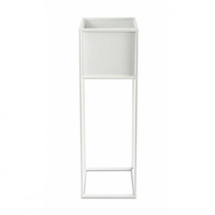 Soporte para flores 70x24 cm blanco