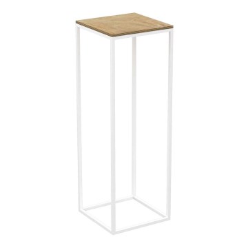 Soporte para flores 70x24 cm blanco