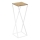 Soporte para flores 70x24 cm blanco