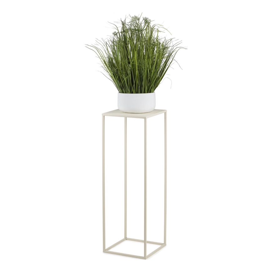 Soporte para flores 70x24 cm color crema