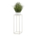 Soporte para flores 70x24 cm color crema