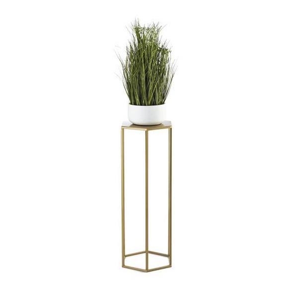 Soporte para flores 70x24 cm dorado