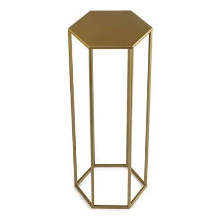 Soporte para flores 70x24 cm dorado