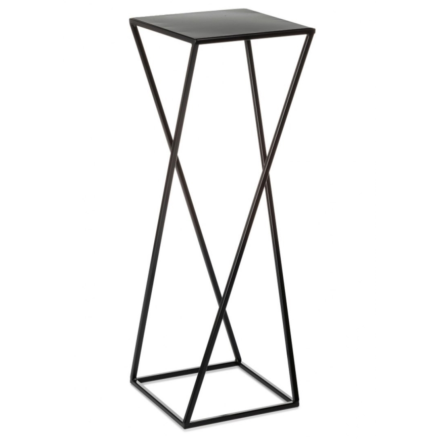 Soporte para flores 70x24 cm negro