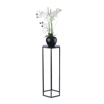 Soporte para flores 70x24 cm negro