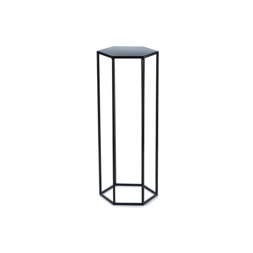 Soporte para flores 70x24 cm negro