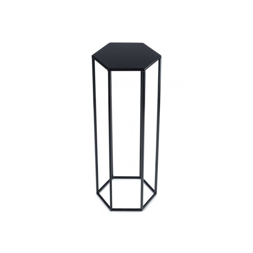 Soporte para flores 70x24 cm negro
